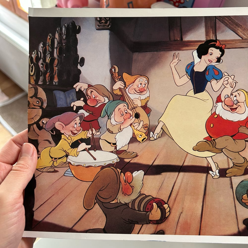 Image of Lithographie disney store blanche neige