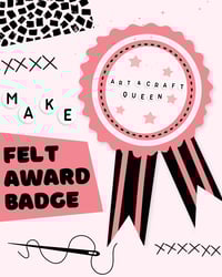 Felt ART award badges |  copy