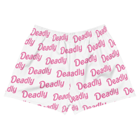 Image 2 of Women’s Athletic Shorts "Deadly Barbz” (White)