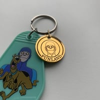 Image 3 of Funland Robot Keychain 