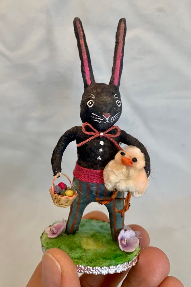 Image of Bunny boy with Vintage Chick