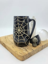Black Spider Web Mug 