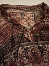 early 70s indian gauze tunic or mini dress 