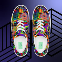 Image 4 of Lace-up canvas shoes