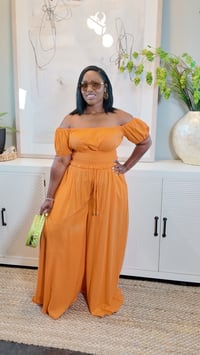 Image 2 of Sunset Marie Linen  Pant Set 