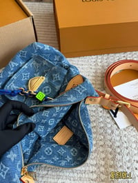 Image 8 of ĻV Vintage Denim Tote