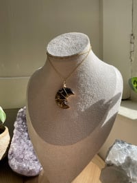 Image 5 of  Gold Tigers Eye Moon Necklace 