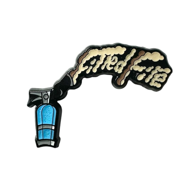 Extinguish Pin - Sky Blue Smoke