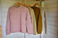 Image 3 of Roll Neck Donegal Fleck Sweater - Made in Ireland