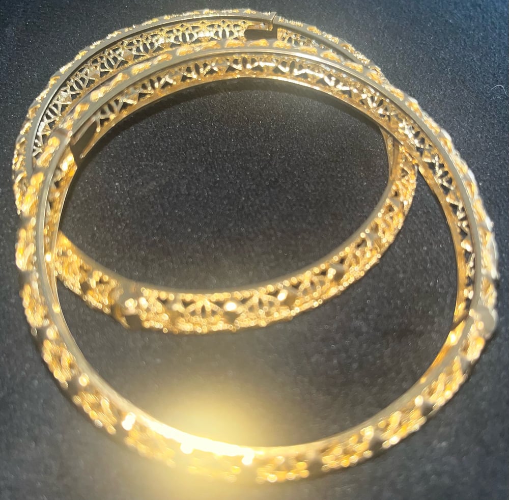 Image of Layla bangle set of two