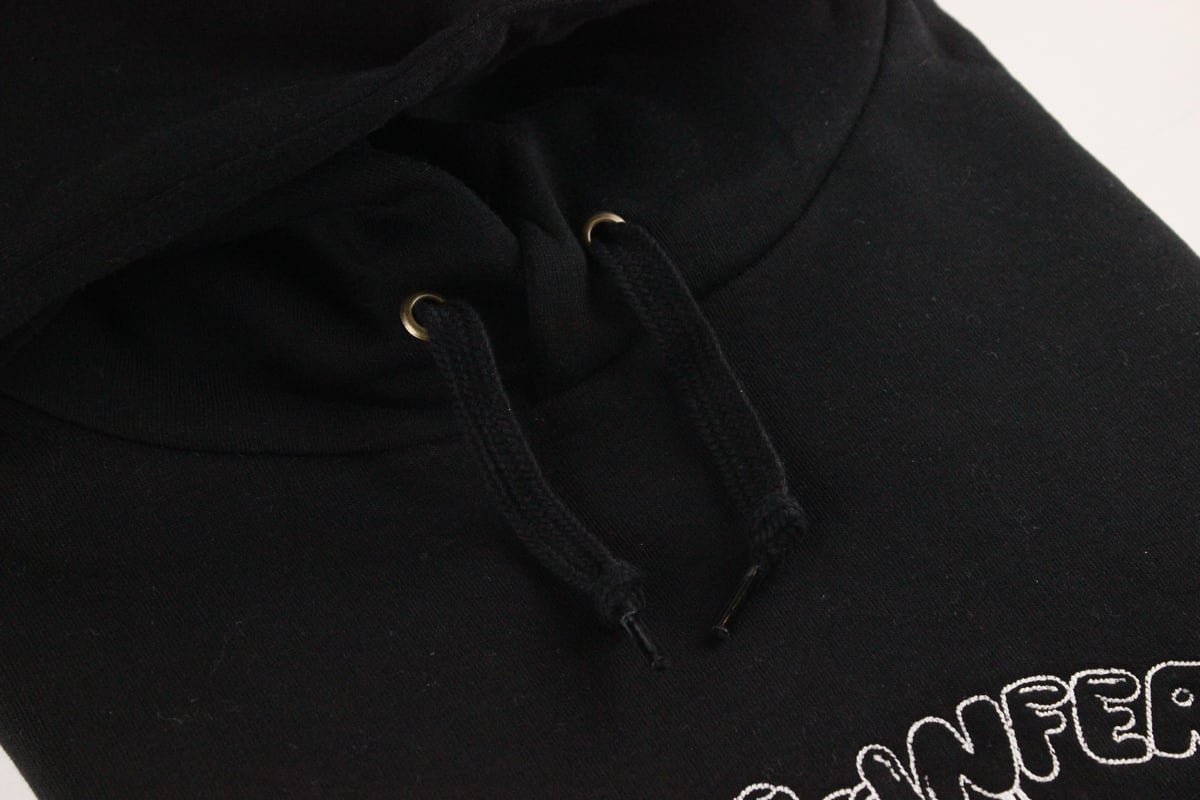 'Rubber Company' Hoodie Black | INFER