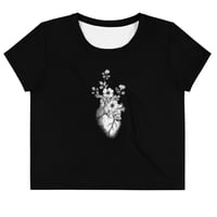 Image 3 of LOVE BLOOMS CROP