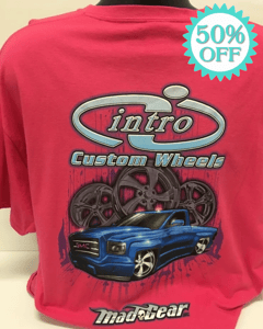 Image of "Twin Turbo" Pink T-Shirt