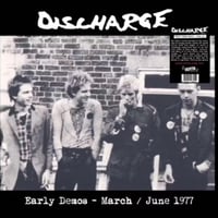 Discharge - "Early Demos: March/June 1977” LP (Import)