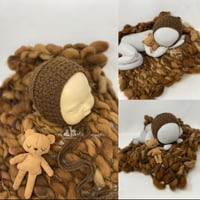 Image 3 of Brown Teddy Set