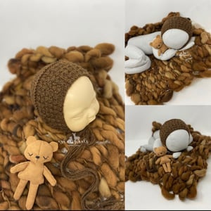 Image of Brown Teddy Set