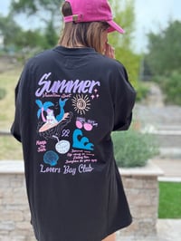 Image 3 of T-shirt dress black 