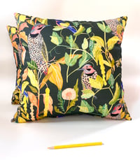 Image 2 of Spring Birds Pillow Cover 24” x 24”