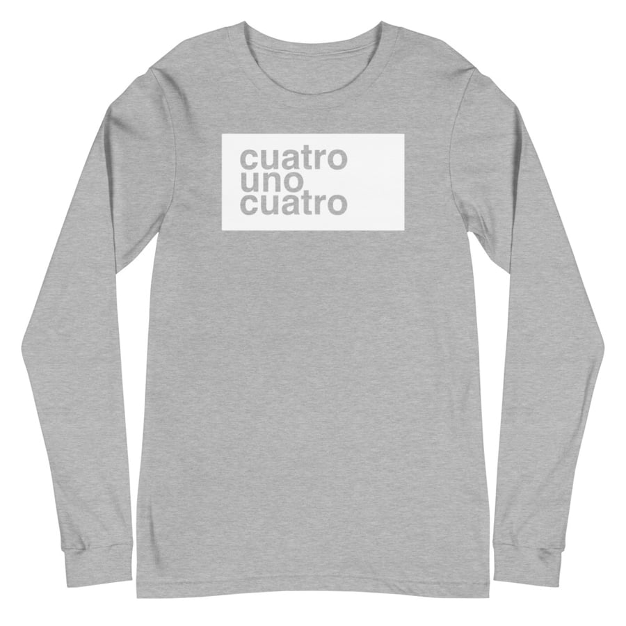Image of CUATRO UNO CUATRO Unisex Long Sleeve Tee
