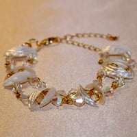 Image 4 of shells & Gold bracelet