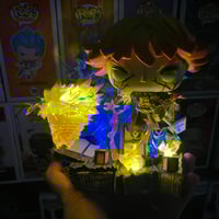 Image 2 of Zenitsu Flaming Thunder God with LED Lights with 6” Custom Box