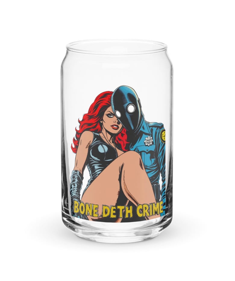 Image of Crime Sex 16oz Glass 