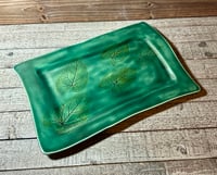 Image 3 of Hand built green platter