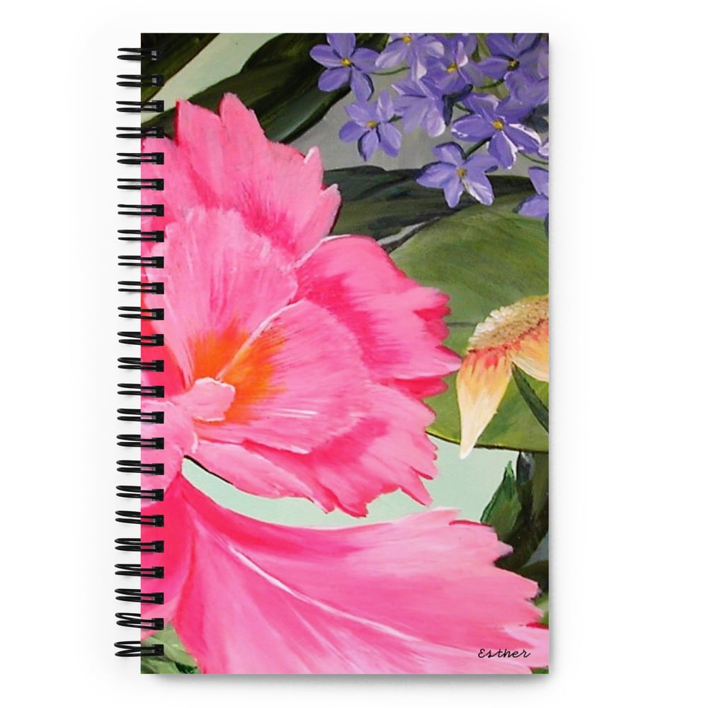 Image of Spiral notebook - Iris by Esther for Studio Encanto