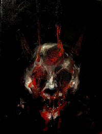 Image 1 of No eyes face (small painting)