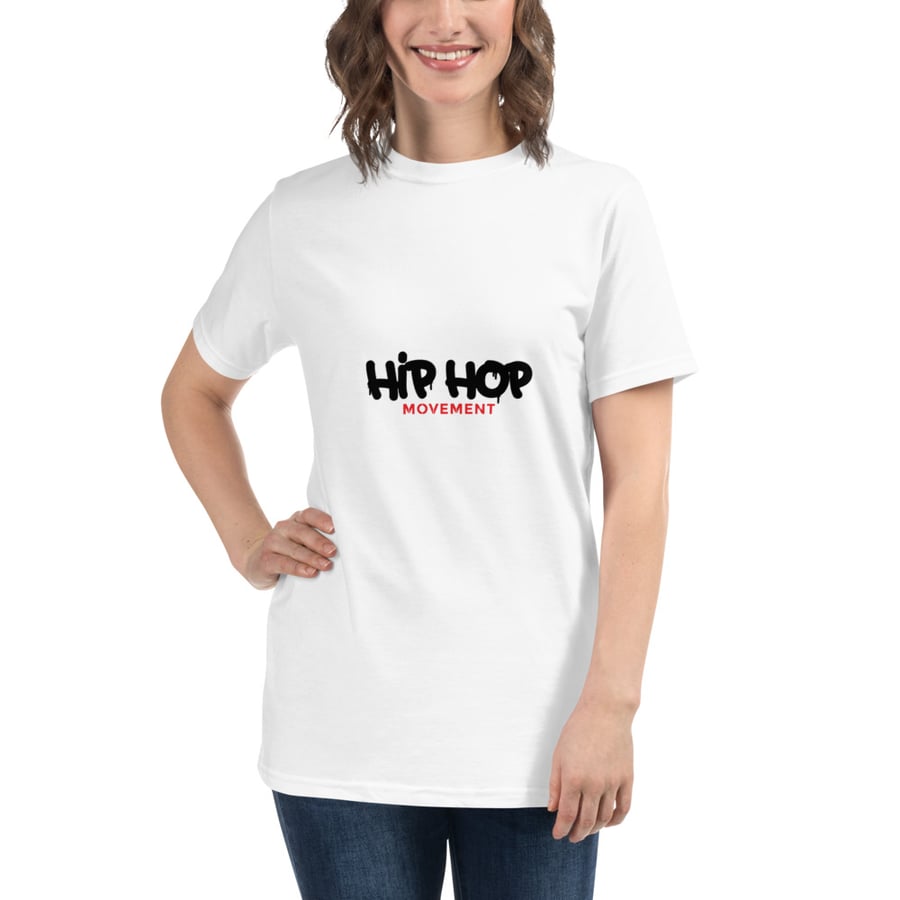 Image of Organic T-Shirt with the official Hip Hop Movement logo