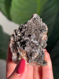 Image 3 of SUGAR DRUZY CHALCEDONY X MANGANESE -MOROCCO- P
