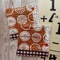 Image 1 of “Let’s Eat Pie” Scrappy Quilted Coaster