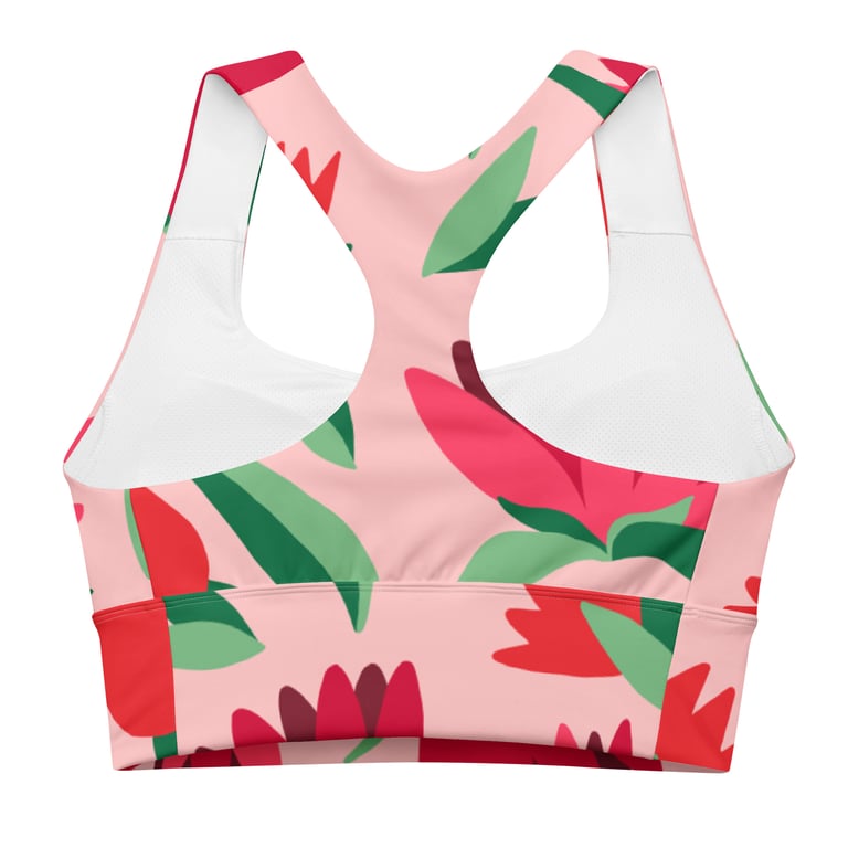 I'm A Pretty Flower Sports Bra