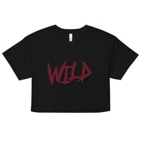 Image 1 of WILD Crimson Crop T