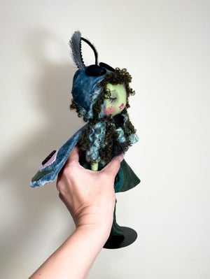 Image of MOTH INSPIRED SMALL ART DOLL