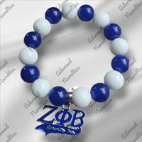 Image 2 of ANA826183 - Glass Bead Bracelets Zeta Charm