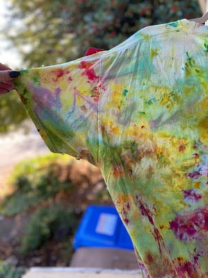 Image of XL Party At Your Own Pace Tie Dye Shirt 1