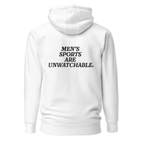 Image 1 of "Unwatchable" Hoodie (White)