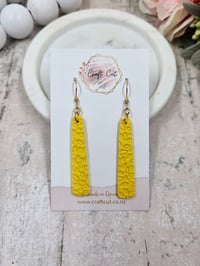 Image 1 of Elongated Lemon Earrings