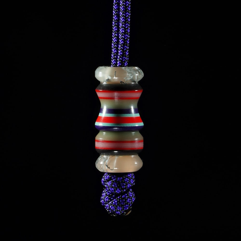 Space Glacier EDC lanyard beads (GLOW)