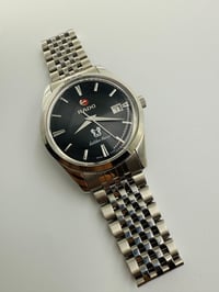 Image 2 of Rado Golden Horse Auto Men’s Watch Black Dial Date Steel Bracelet Swiss Made