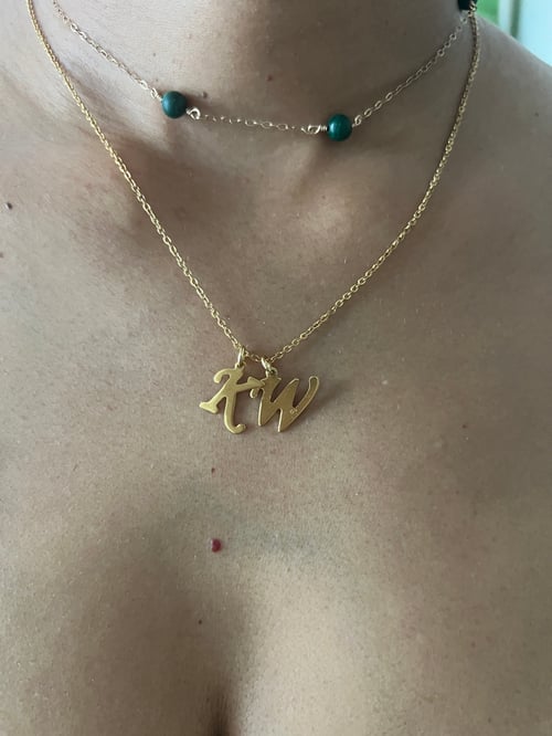 Image of NYAME • Letter Initial Personalized Necklace