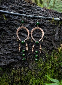 Image 1 of Jade hoops style 2