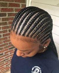 Image 1 of Small feed in braids /straight backs 