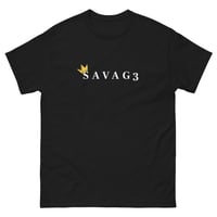 Savag3 Unisex Tee- Black/White