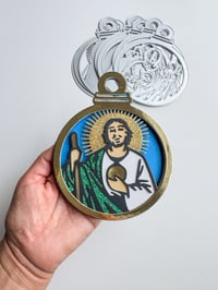 Ornament San Judas Metal Die Cut 