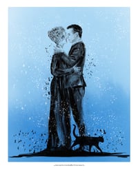 Image 1 of Bruce and Selina (Batman and Catwoman) 16x20 Art Print
