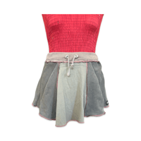 Image 1 of Deconstructed Skirt Shorts