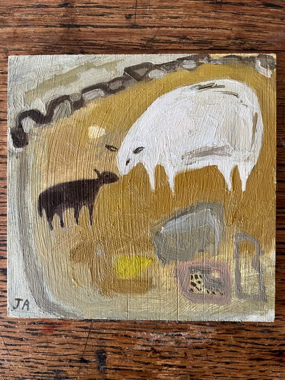 Image of Ewe and lamb. 