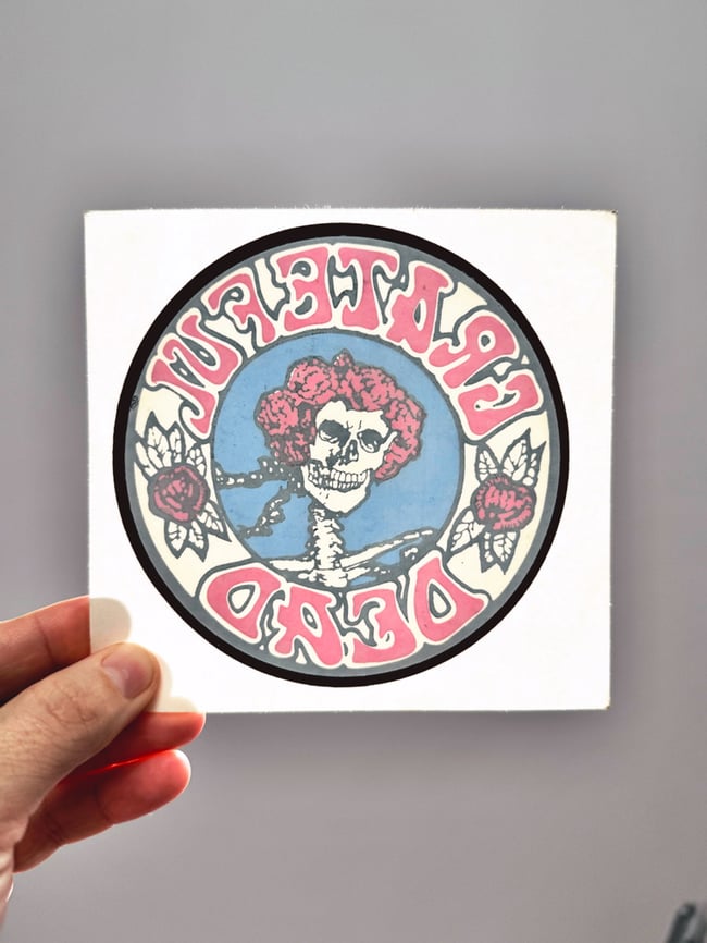 Grateful Dead 80s Bertha 6” Window Sticker